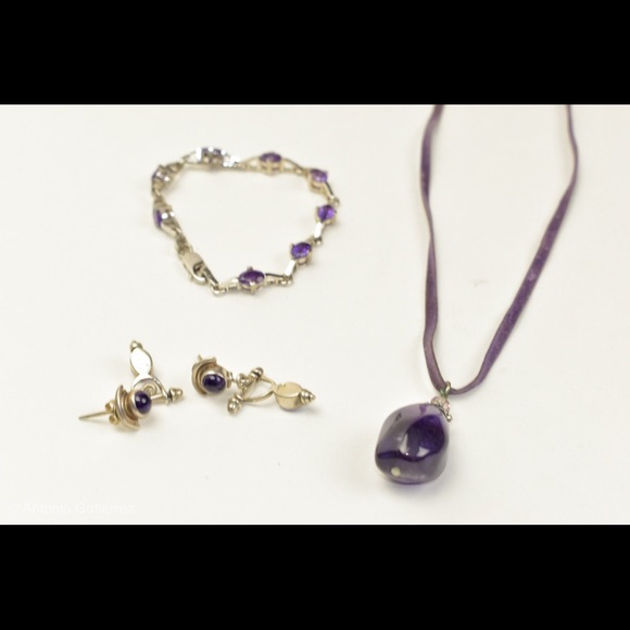 Northern California style necklace earrings - Picture 1 of 5